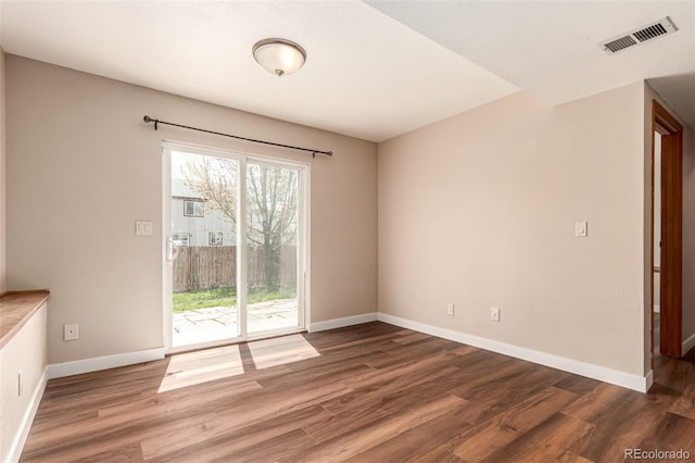 4318 Suncreek Dr, Loveland, CO 80538 - interior space with baseboards, wood finished floors, and visible vents