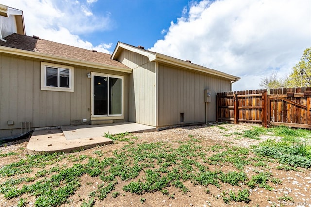 4318 Suncreek Dr, Loveland, CO 80538 - rear view of house featuring a patio and fence