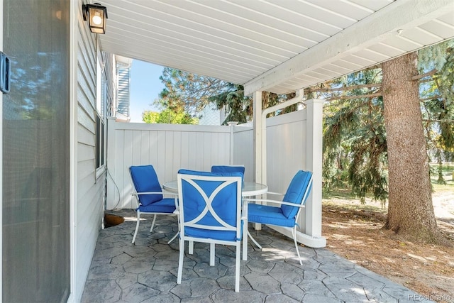 view of patio / terrace