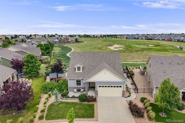 5280 Genoa St, Denver, CO 80249 - aerial perspective of suburban area featuring a golf club