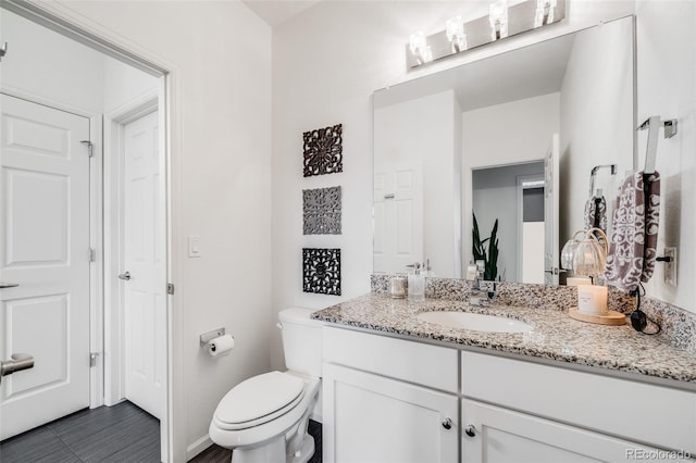 5280 Genoa St, Denver, CO 80249 - half bathroom with vanity and toilet