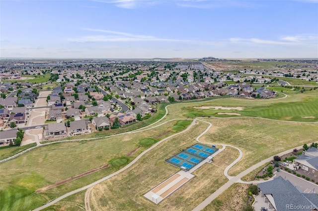 5280 Genoa St, Denver, CO 80249 - aerial view of property's location with nearby suburban area and a golf club