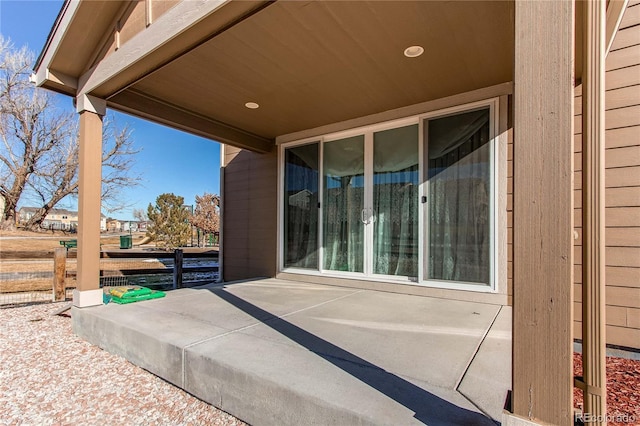 view of patio / terrace