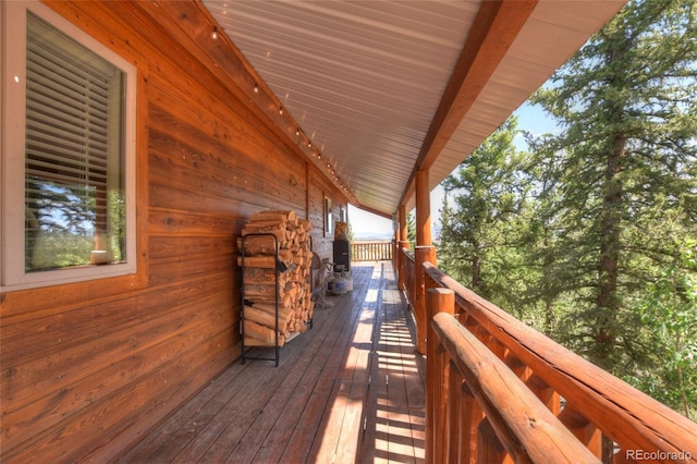 36 Gitche Goone Ln, Como, CO 80432 - view of deck