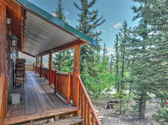 36 Gitche Goone Ln, Como, CO 80432 - view of deck