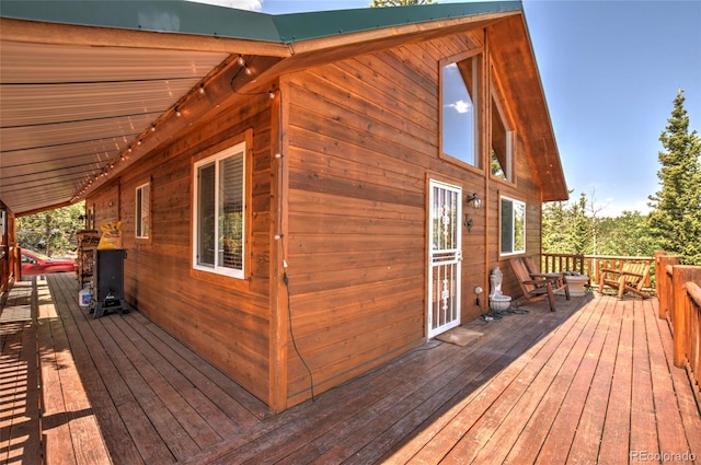 36 Gitche Goone Ln, Como, CO 80432 - view of wooden terrace