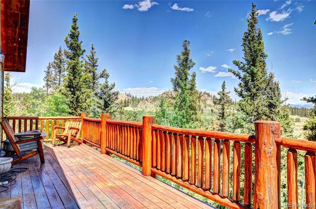 36 Gitche Goone Ln, Como, CO 80432 - view of deck