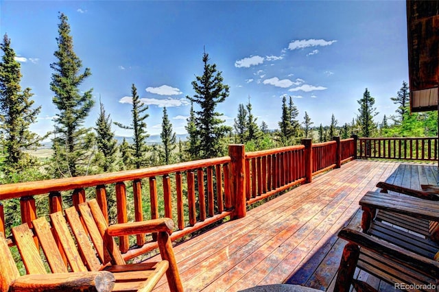 36 Gitche Goone Ln, Como, CO 80432 - view of wooden deck