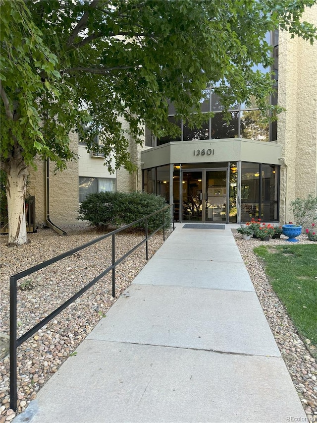 view of property