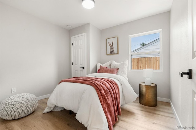 3061 S Glencoe St, Denver, CO 80222 - bedroom featuring light wood-type flooring