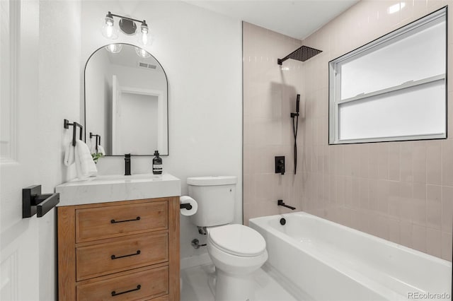 3061 S Glencoe St, Denver, CO 80222 - bathroom featuring vanity and bathing tub / shower combination