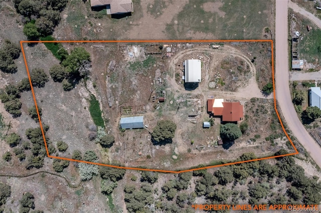 689 County Road 4, Howard, CO 81233 - view of property location with property parcel outlined