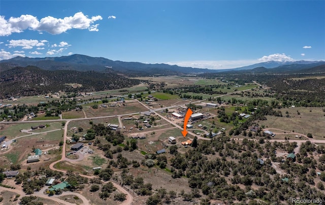 689 County Road 4, Howard, CO 81233 - overview of rural landscape with a mountainous background