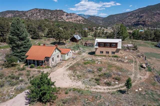 689 County Road 4, Howard, CO 81233 - view of subject property with a mountain backdrop