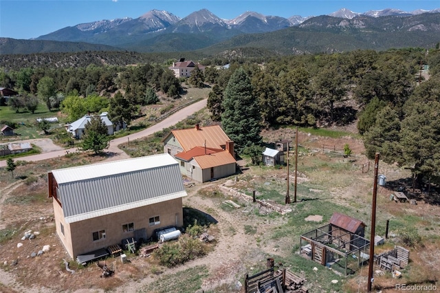 689 County Road 4, Howard, CO 81233 - view of subject property with a mountainous background
