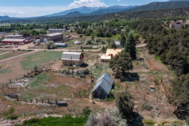 689 County Road 4, Howard, CO 81233 - bird's eye view of a mountain backdrop