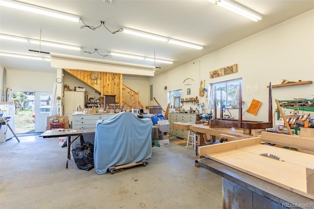 689 County Road 4, Howard, CO 81233 - garage with a workshop area