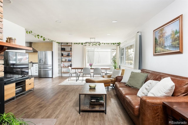 2250 N Monaco Pkwy, Denver, CO 80207 - living room with wood finished floors