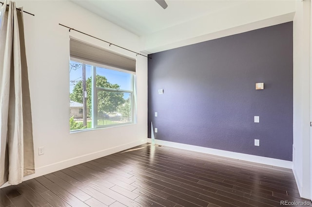 3030 N Wilson Ct Unit 3, Denver, CO 80205 - unfurnished room featuring dark wood-type flooring