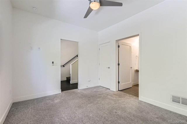 3030 N Wilson Ct Unit 3, Denver, CO 80205 - empty room with carpet and ceiling fan
