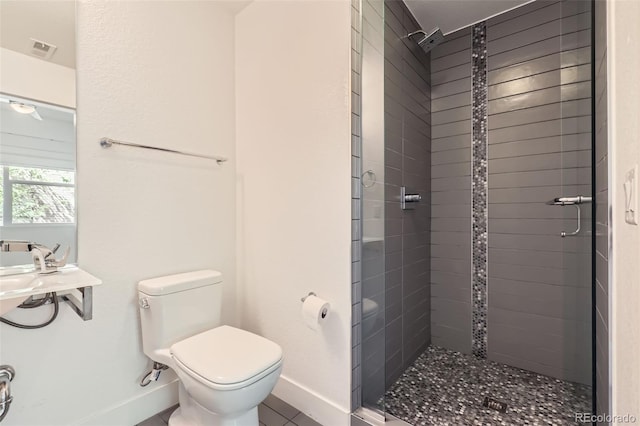 3030 N Wilson Ct Unit 3, Denver, CO 80205 - full bath with a shower stall and tile patterned flooring