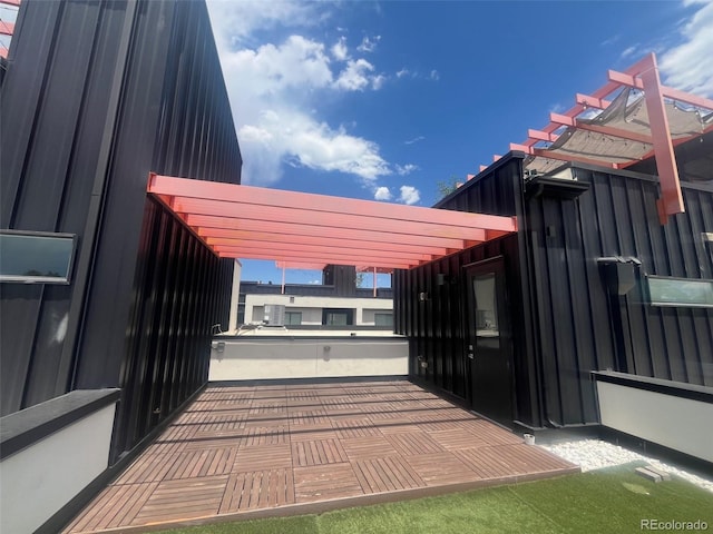 3030 N Wilson Ct Unit 3, Denver, CO 80205 - view of patio / terrace featuring a pergola