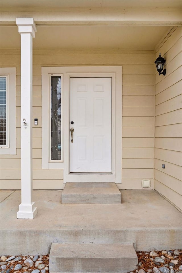 view of entrance to property