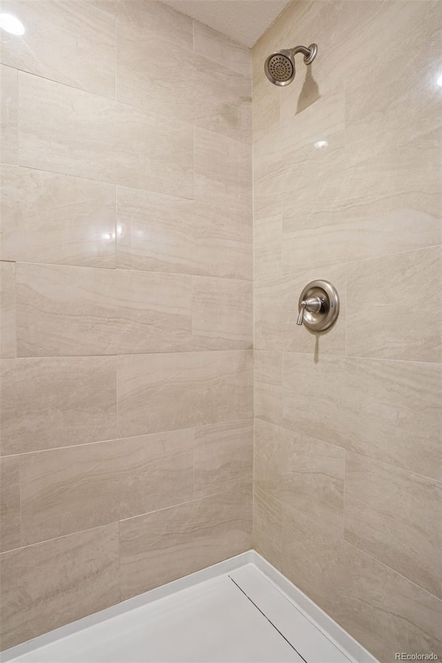 full bath with tiled shower