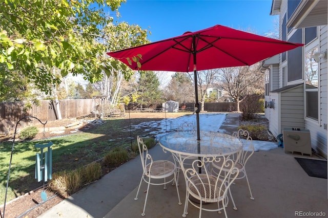 view of patio