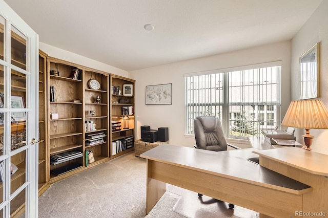 7774 S Biloxi Way, Aurora, CO 80016 - home office featuring light carpet and healthy amount of natural light