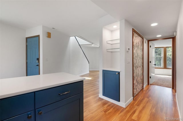 1805 Cheyenne Blvd, Colorado Springs, CO 80906 - interior space featuring baseboards, recessed lighting, and light wood finished floors