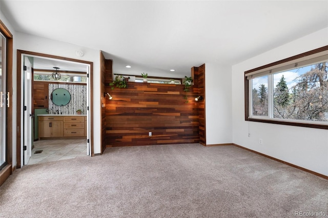 1805 Cheyenne Blvd, Colorado Springs, CO 80906 - empty room featuring baseboards, recessed lighting, visible vents, and light carpet