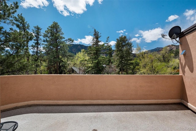 1805 Cheyenne Blvd, Colorado Springs, CO 80906 - balcony featuring a mountain view