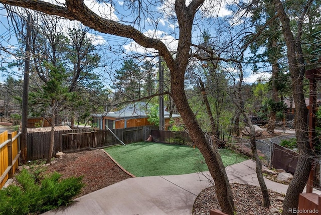 1805 Cheyenne Blvd, Colorado Springs, CO 80906 - view of yard with a patio and a fenced backyard