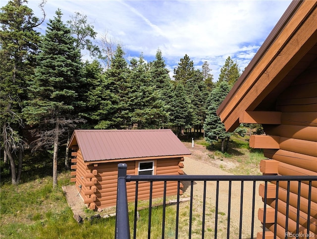 1857 Sturm Ln, Fort Garland, CO 81133 - view of yard featuring a balcony