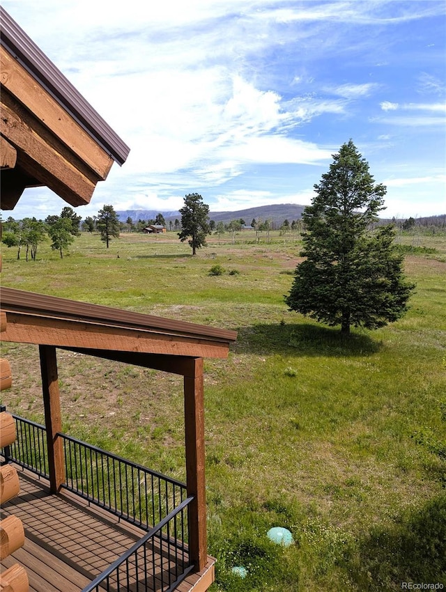 1857 Sturm Ln, Fort Garland, CO 81133 - view of green lawn featuring a view of rural / pastoral area