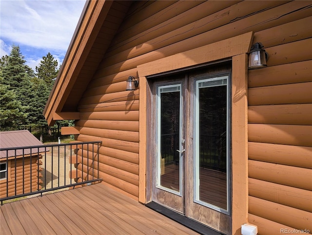 1857 Sturm Ln, Fort Garland, CO 81133 - view of wooden deck