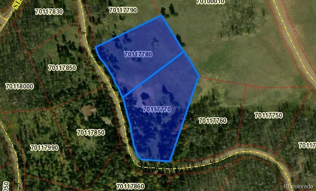 1857 Sturm Ln, Fort Garland, CO 81133 - map of property location featuring property boundaries highlighted
