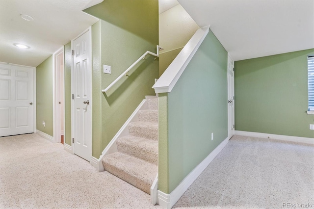 2330 S Salem Cir, Aurora, CO 80014 - staircase with carpet and baseboards