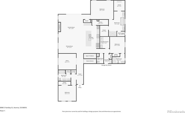 6980 S Yantley Ct, Aurora, CO 80016 - property floor plan