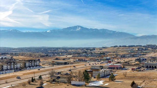 view of mountain feature