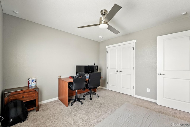 1670 Vantage Pkwy, Berthoud, CO 80513 - office space featuring carpet flooring and a ceiling fan