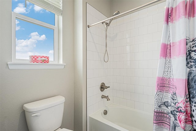 4532 Dewey Ln, Brighton, CO 80603 - full bathroom with shower / bath combination with curtain and toilet