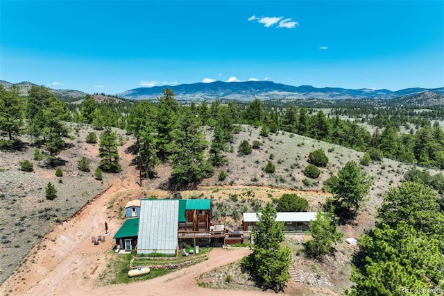 351 Badger Cir, Guffey, CO 80820 - aerial view of mountains