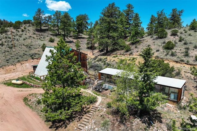 351 Badger Cir, Guffey, CO 80820 - overview of rural landscape with a desert landscape