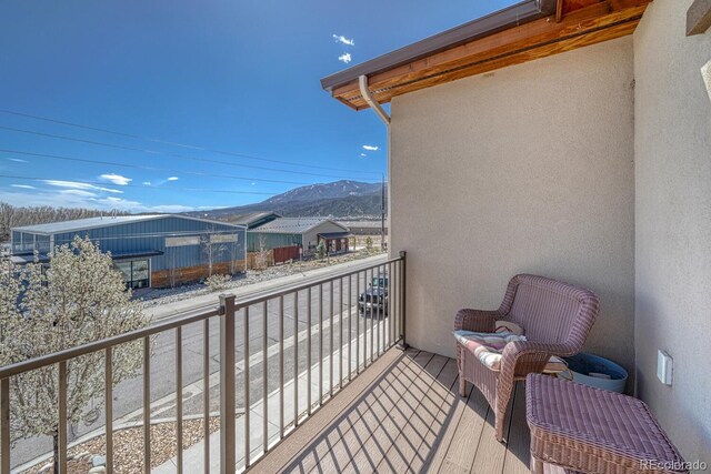 121 Halleys Ave Unit D, Poncha Springs, CO 81242 - balcony with a mountain view