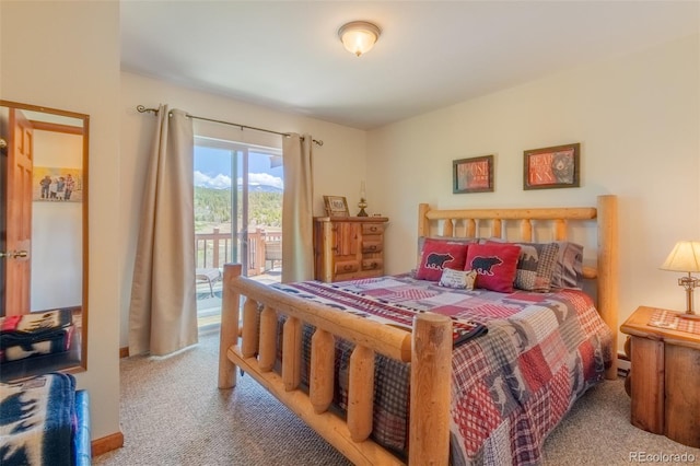 1348 Gcr 64, Grand Lake, CO 80447 - carpeted bedroom with access to exterior