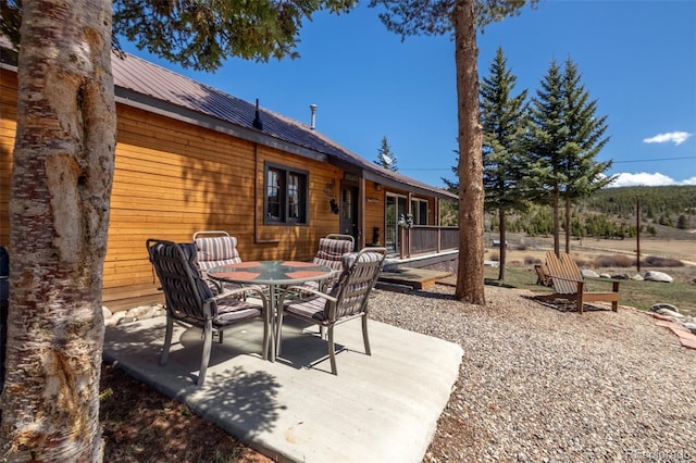 1348 Gcr 64, Grand Lake, CO 80447 - view of patio with outdoor dining space