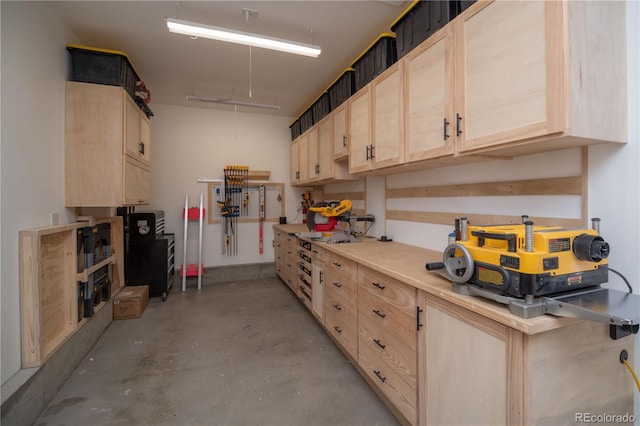 14962 Williams St, Thornton, CO 80602 - garage featuring a workshop area