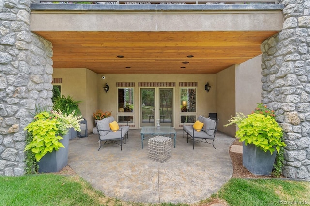 view of patio